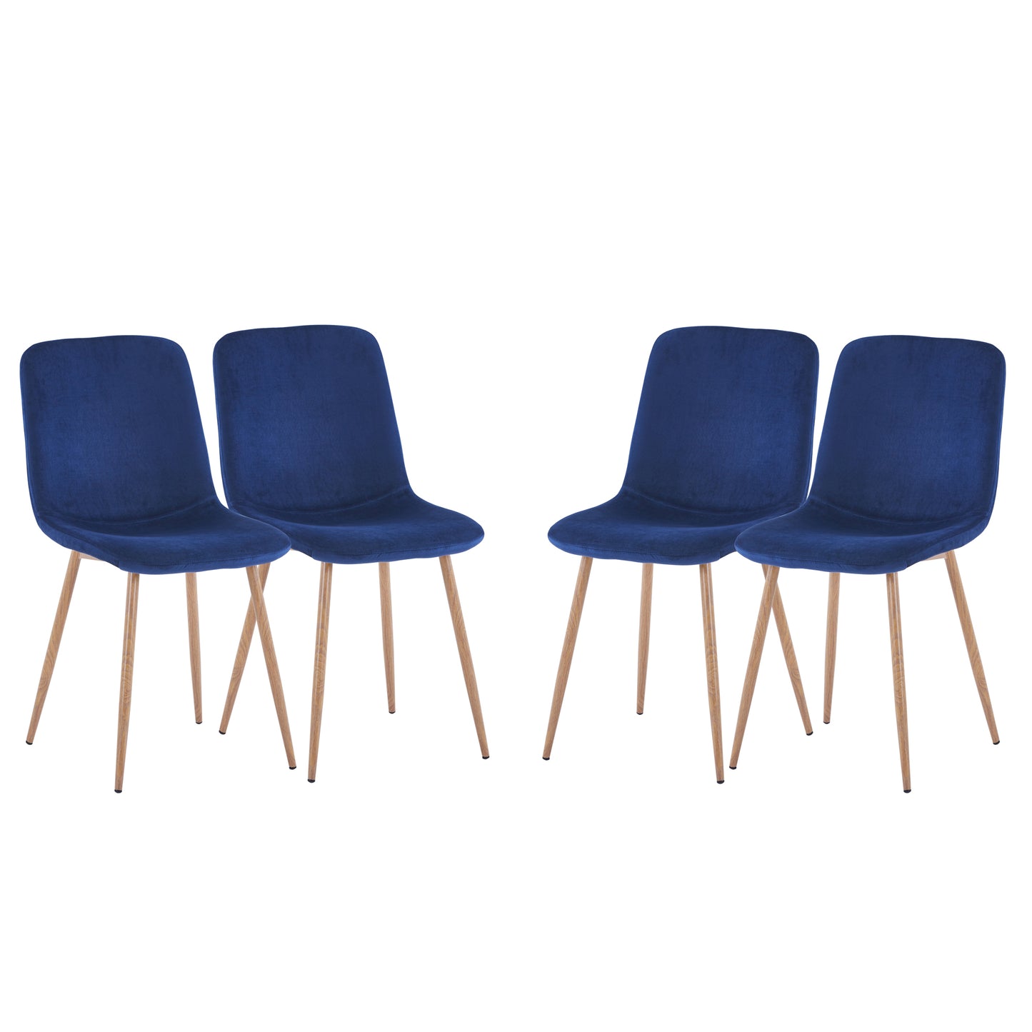 Dining Chair 4PCS(BLUE),Modern style,New technology.Suitable for restaurants, cafes, taverns, offices, living rooms, reception rooms.