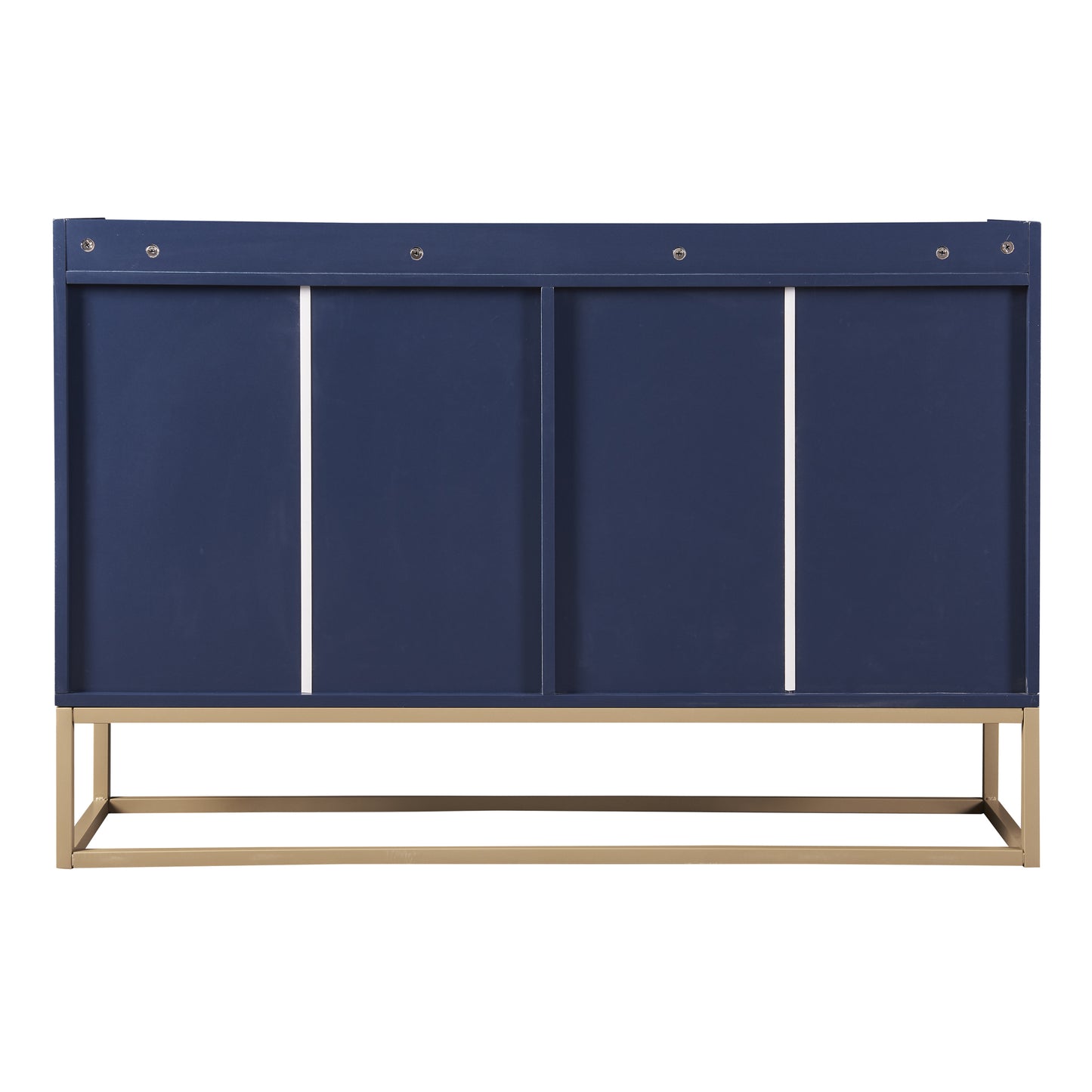 Modern Sideboard Elegant Buffet Cabinet Large Storage Space for Dining Room Entryway Navy
