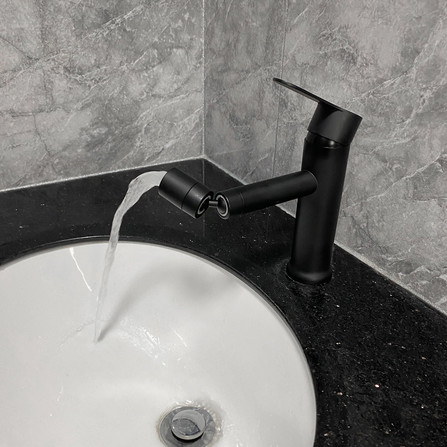 Single Handle Bathroom Vanity Sink Faucet - Modern Waterfall Design, Chrome Finish, Easy Install, Bathroom Accessories