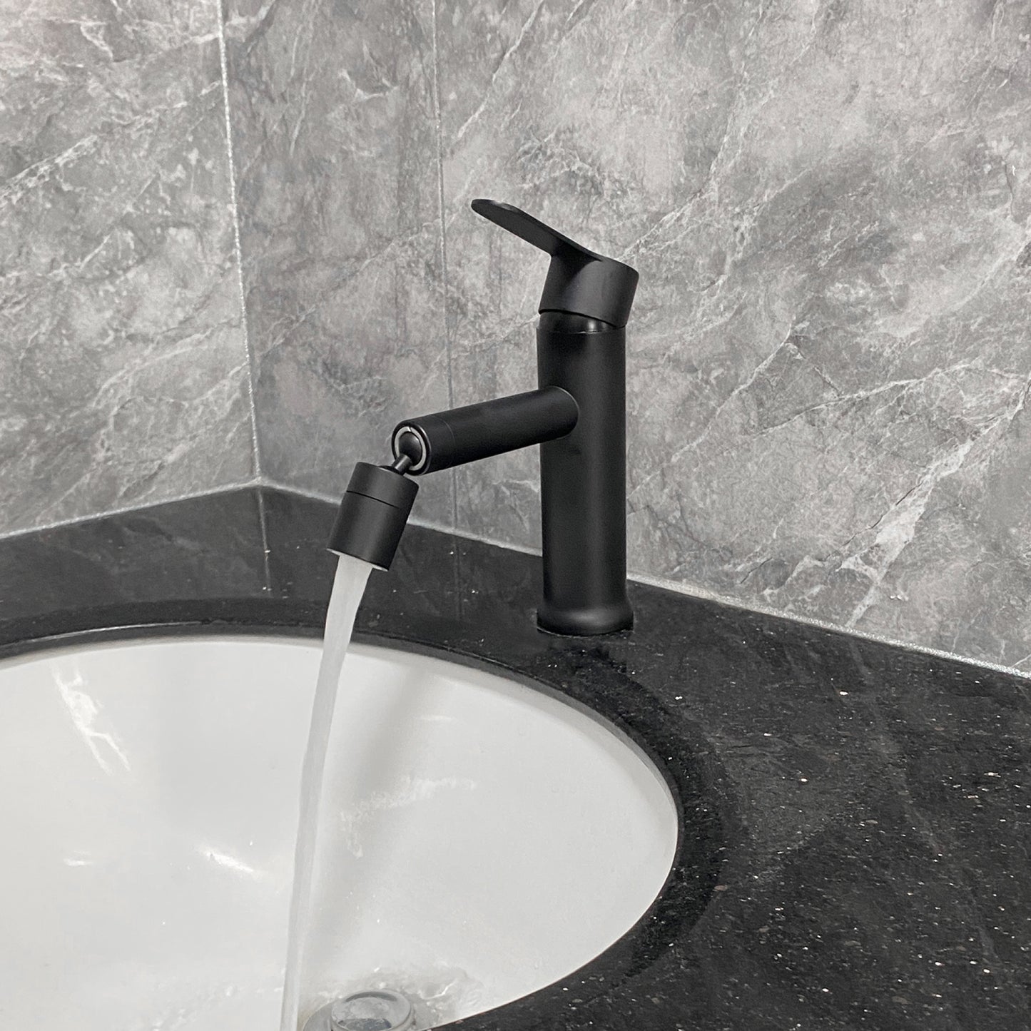 Single Handle Bathroom Vanity Sink Faucet - Modern Waterfall Design, Chrome Finish, Easy Install, Bathroom Accessories