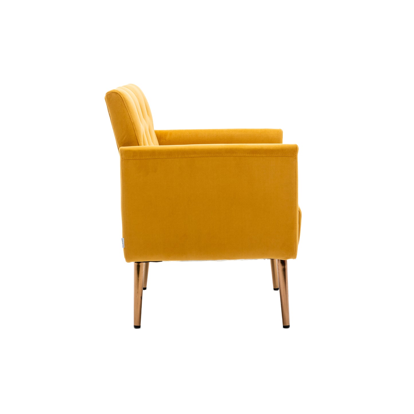 Accent Chair ,leisure single sofa with Rose Golden feet