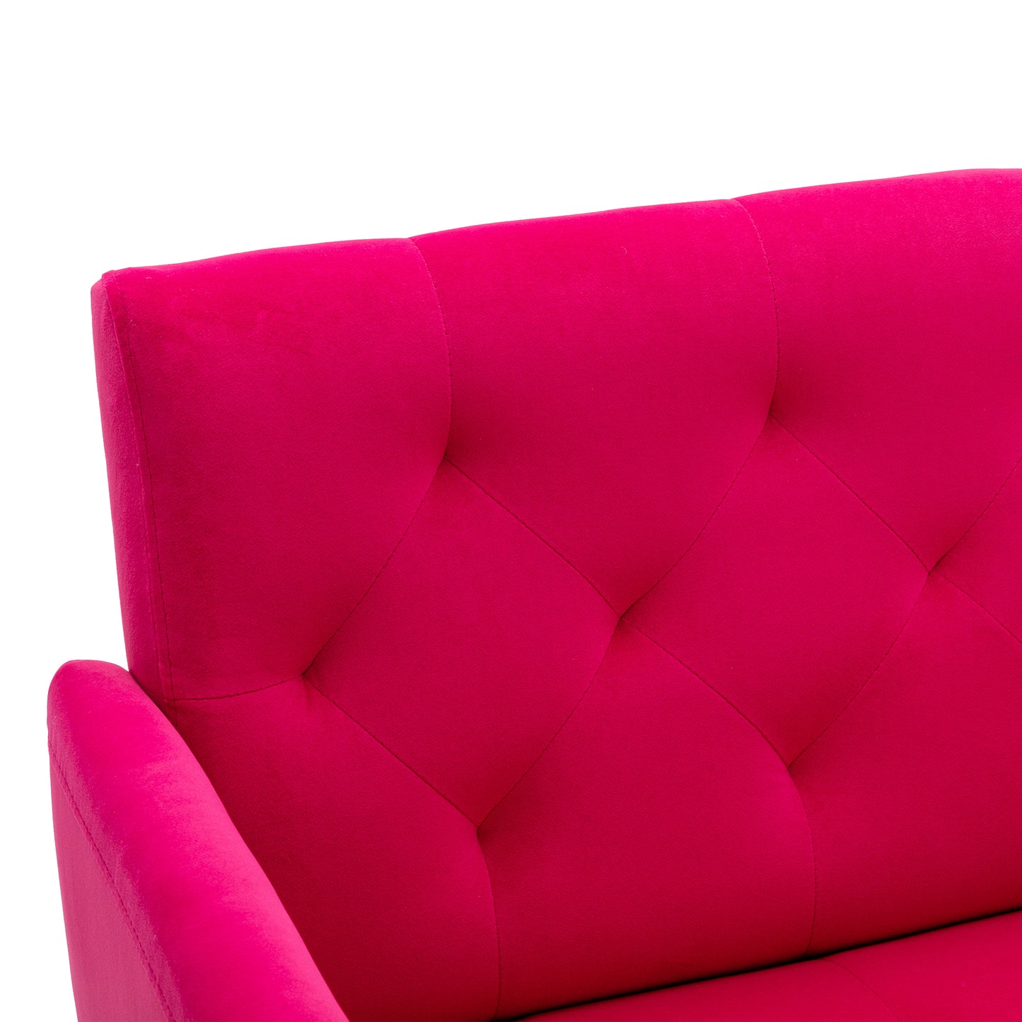 Accent Chair ,leisure single sofa with Rose Golden feet