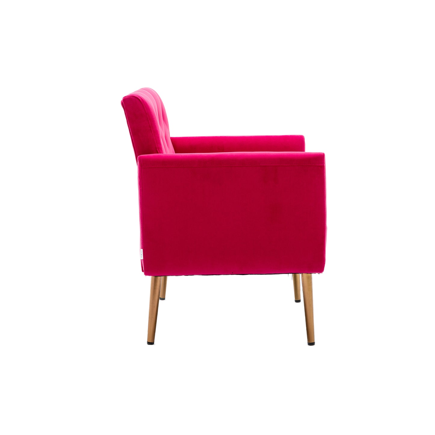 Accent Chair ,leisure single sofa with Rose Golden feet