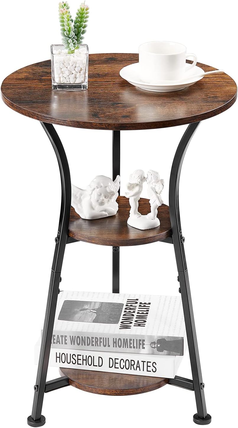 Maximizing Style and Functionality with the 3-Tier Round Accent Table