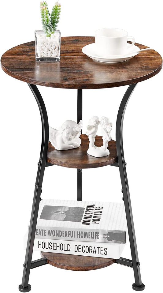 Maximizing Style and Functionality with the 3-Tier Round Accent Table