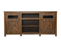 Modern Wooden Living Room Storage Cabinet with Shelves and Display for Kitchen and Dining