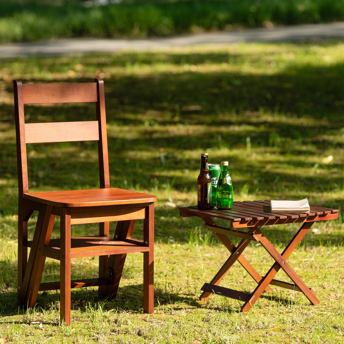 Wood Folding Table for Indoor Outdoor Use Lightweight Portable Picnic Table Ideal for Camping Events and Home