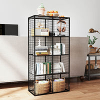 8 Cube Metal Storage Organizer Wire Storage Cube for Bedroom Office Closet