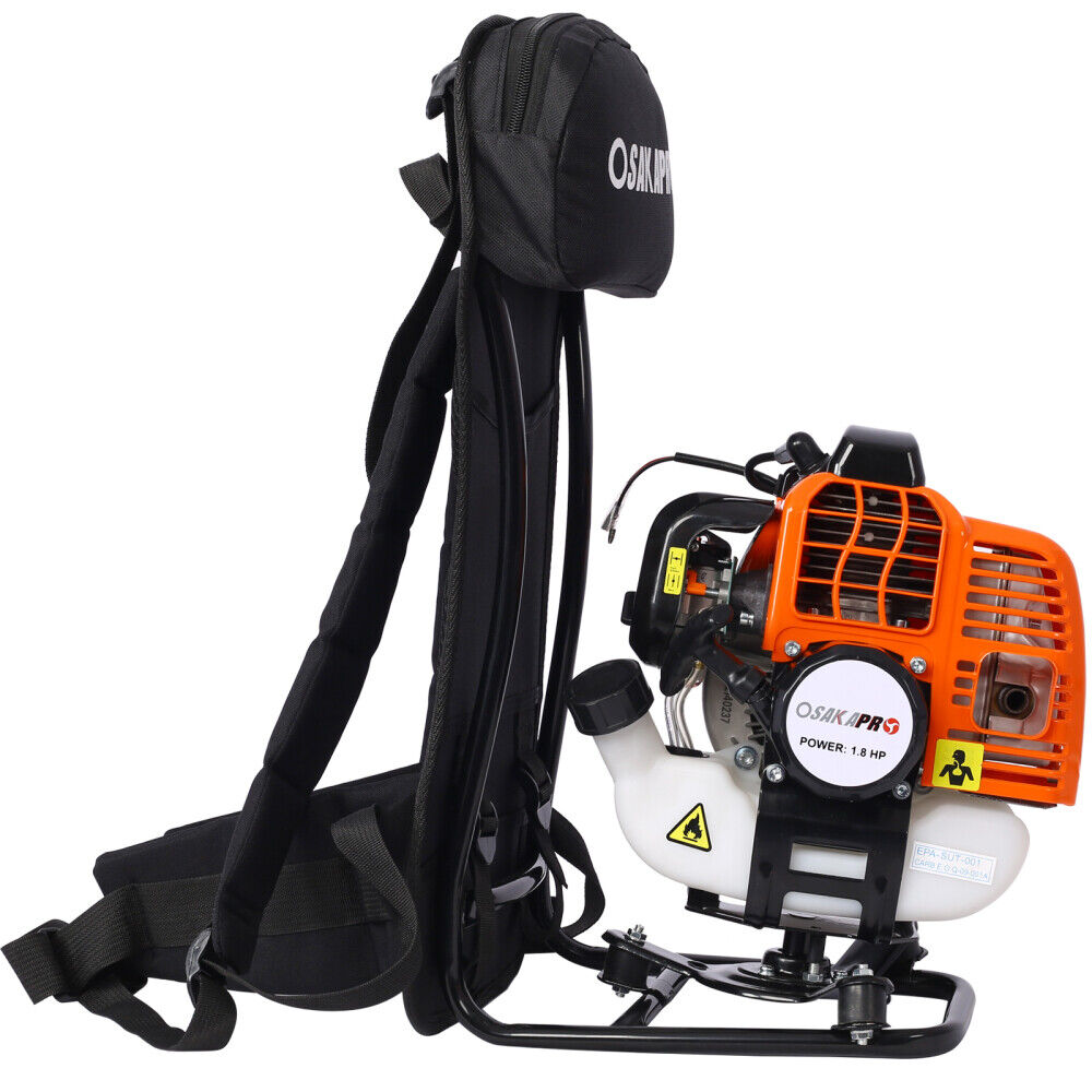 52CC 2-Cycle Backpack Trimming w/ Gas Pole Saw Hedge Grass Trimmer Brush Cutter