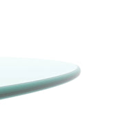 24" Inch Round Tempered Glass Table Top Clear Glass 1/4" Inch Thick Round