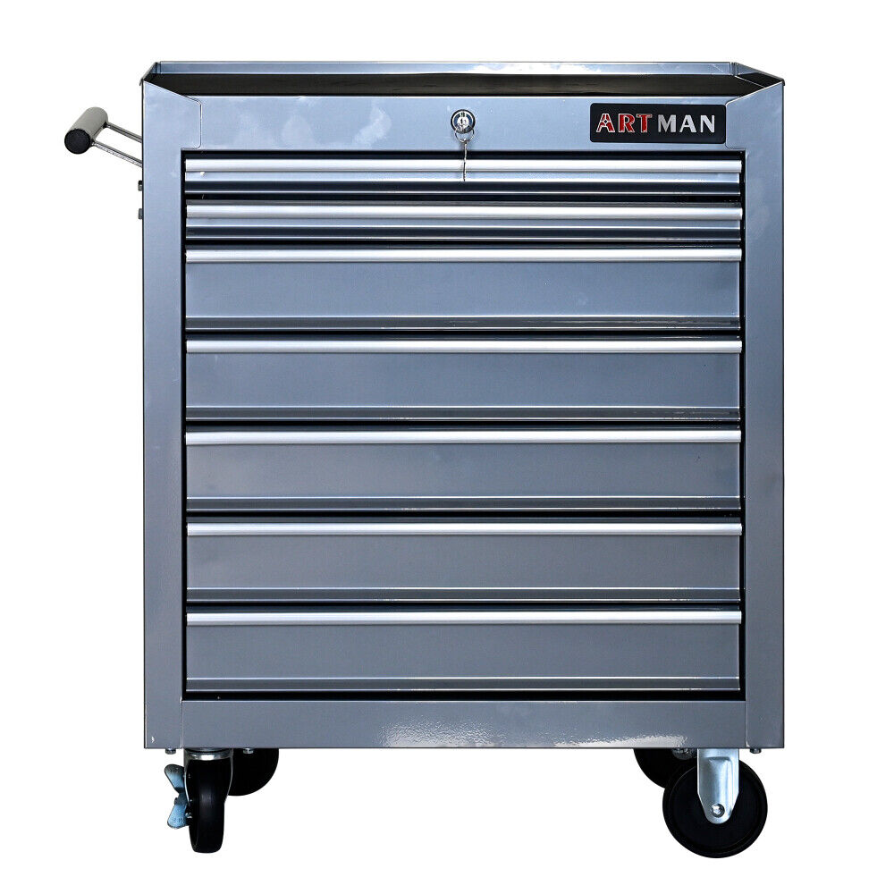 7 DRAWERS MULTIFUNCTIONAL TOOL CART WITH WHEELS