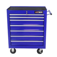 7 DRAWERS MULTIFUNCTIONAL TOOL CART WITH WHEELS