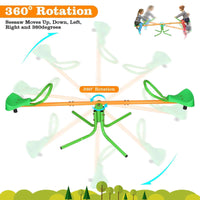 360 Degree Rotation Outdoor Kids Spinning Seesaw Teeter Playground Equipment