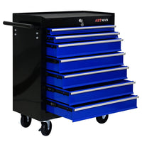 7 DRAWERS MULTIFUNCTIONAL TOOL CART WITH WHEELS