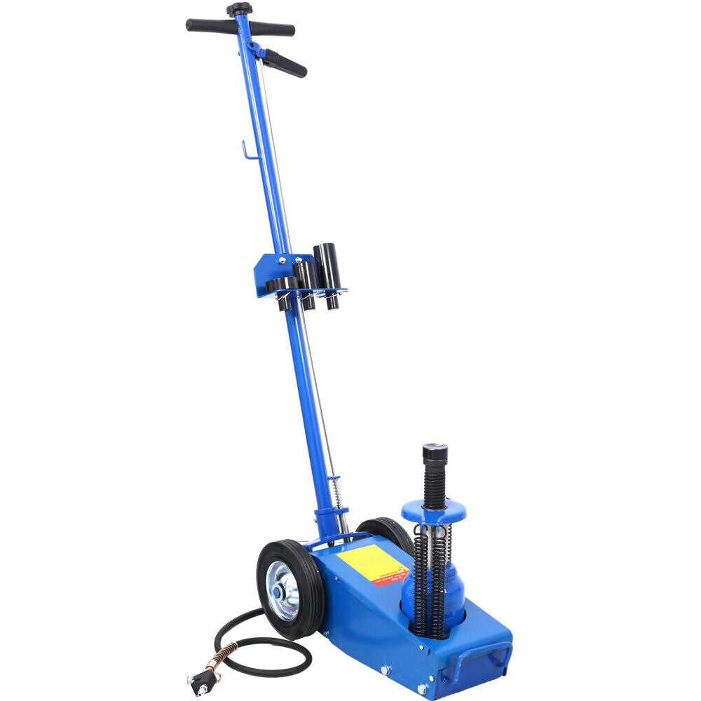 Heavy Duty 22 Ton Air Hydraulic Floor Jack Wheel Lift Auto Equipment Repair Blue