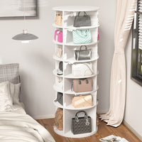 Rotating Shoe Rack Tower, 7-Tier Spinning Shoe Rack, 360° Revolve Shoe Organizer