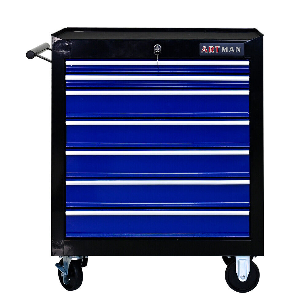 7 DRAWERS MULTIFUNCTIONAL TOOL CART WITH WHEELS