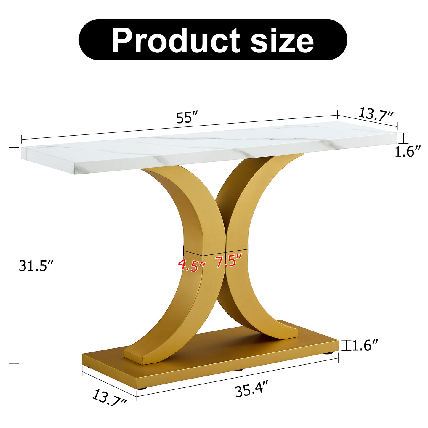 Modern Minimalist Gray Wood Foyer Table MDF Top Stainless Steel Bracket Stylish Entryway Furniture