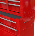 High Capacity Rolling Tool Chest with Wheels and Drawers, 8-Drawer Tool Storage Cabinet--RED