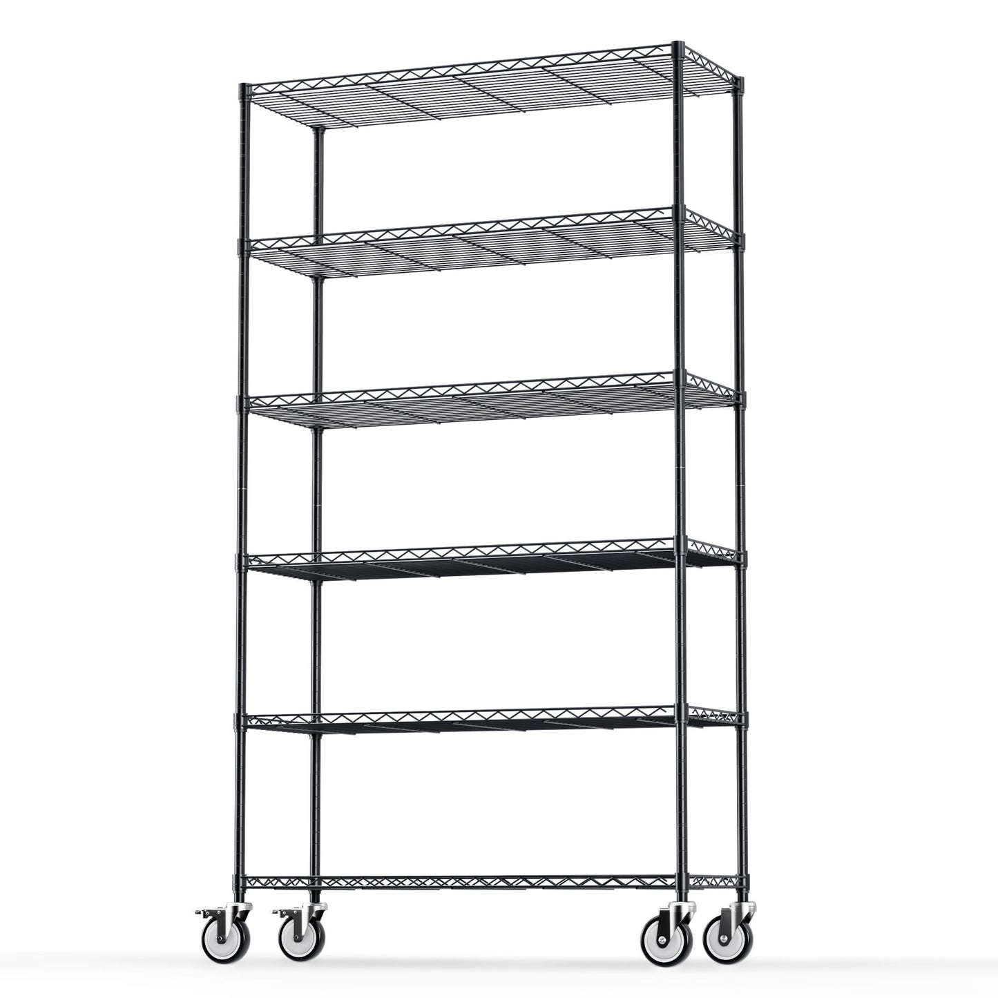 6 Tier Wire Shelving Unit Heavy Duty Storage Rack Adjustable Shelves for Kitchen Garage Office Organization