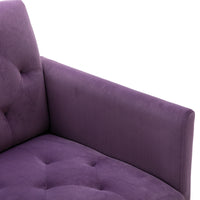 Accent  Chair  ,leisure single sofa  with Rose Golden  feet