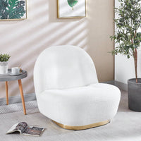 Modern Velvet Swivel Accent Chair, High-Density Foam, Soft Comfortable, 4 Colors, No Installation Needed, 33.07"L X 29.13"W X 29.33"H