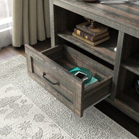 70 Inch Length TV Stand For Living Room And Bedroom, With 2 Drawers And 4 High-Capacity Storage Compartment
