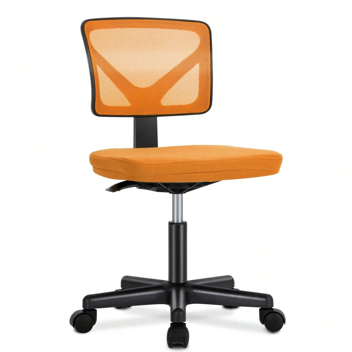 Of Armless Desk Chair With Lumbar Support