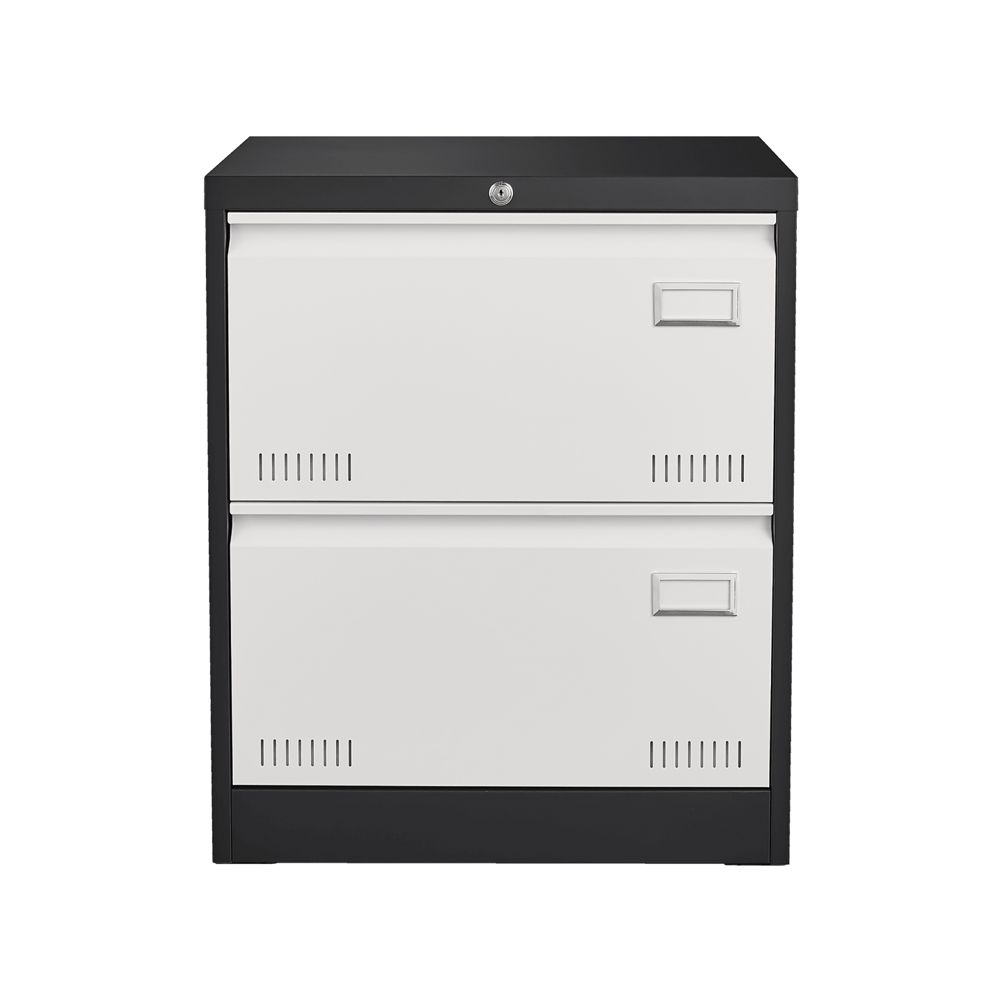 Lockable Metal Lateral File Cabinet for Home Office Vertical Storage Legal Letter A4 Files Assembly Required