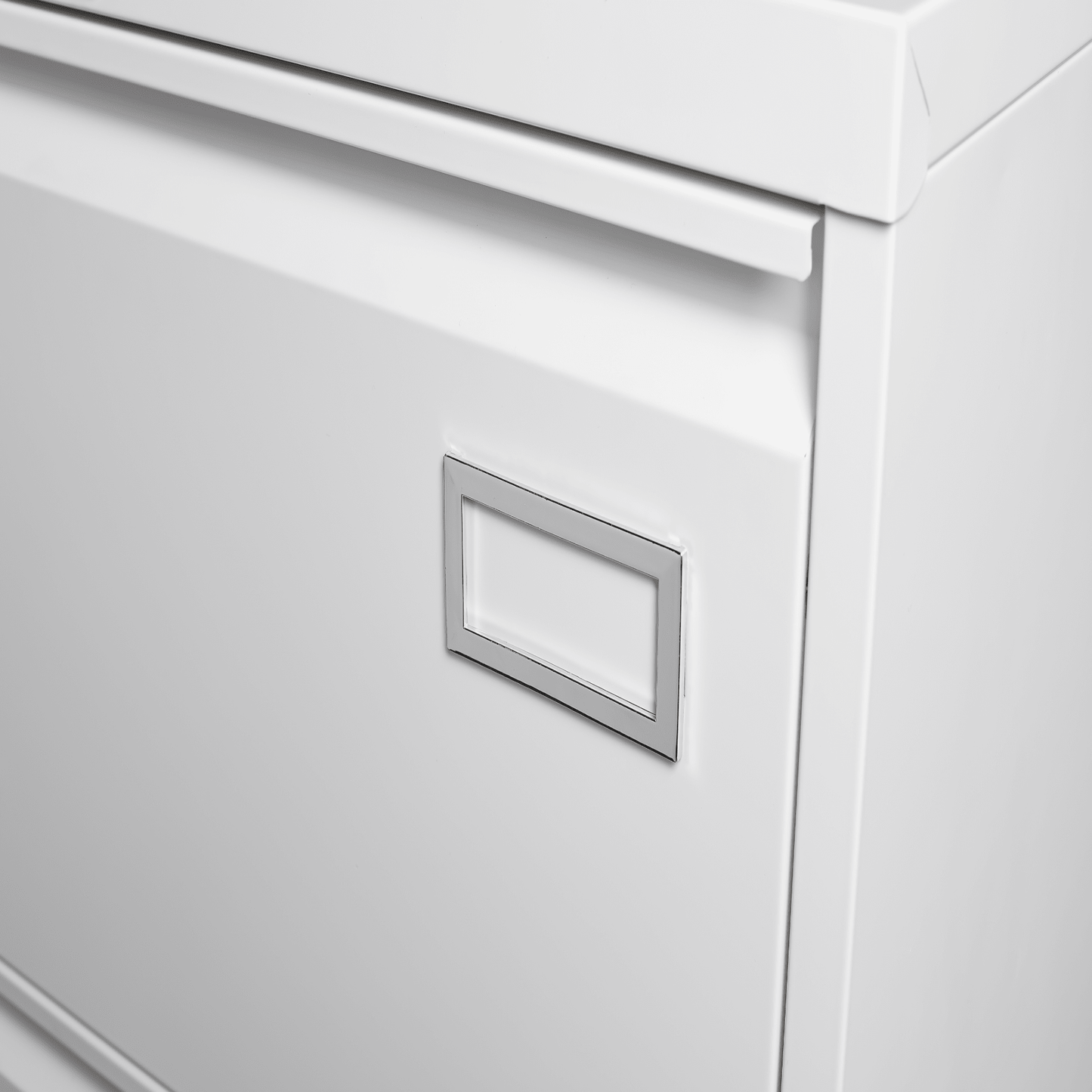 Widened 3 Drawer White Locking File Cabinet for Home Office Legal Letter A4 F4 Storage