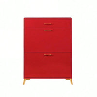 Ample Storage Space Shoe Cabinet with Flip-Top Drawers for Entryway Living Room and Bedroom