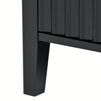Accent Storage Cabinet Sideboard Wooden Cabinet With Metal Handles For Hallway, Entryway, Living Room, Bedroom
