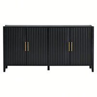Accent Storage Cabinet Sideboard Wooden Cabinet With Metal Handles For Hallway, Entryway, Living Room, Bedroom
