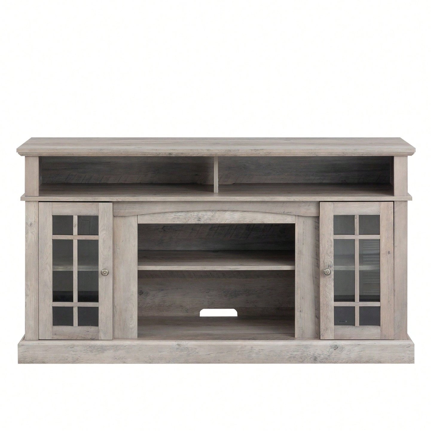 Modern TV Stand with Infrared Electric Fireplace Remote Control Media Console Storage Cabinet