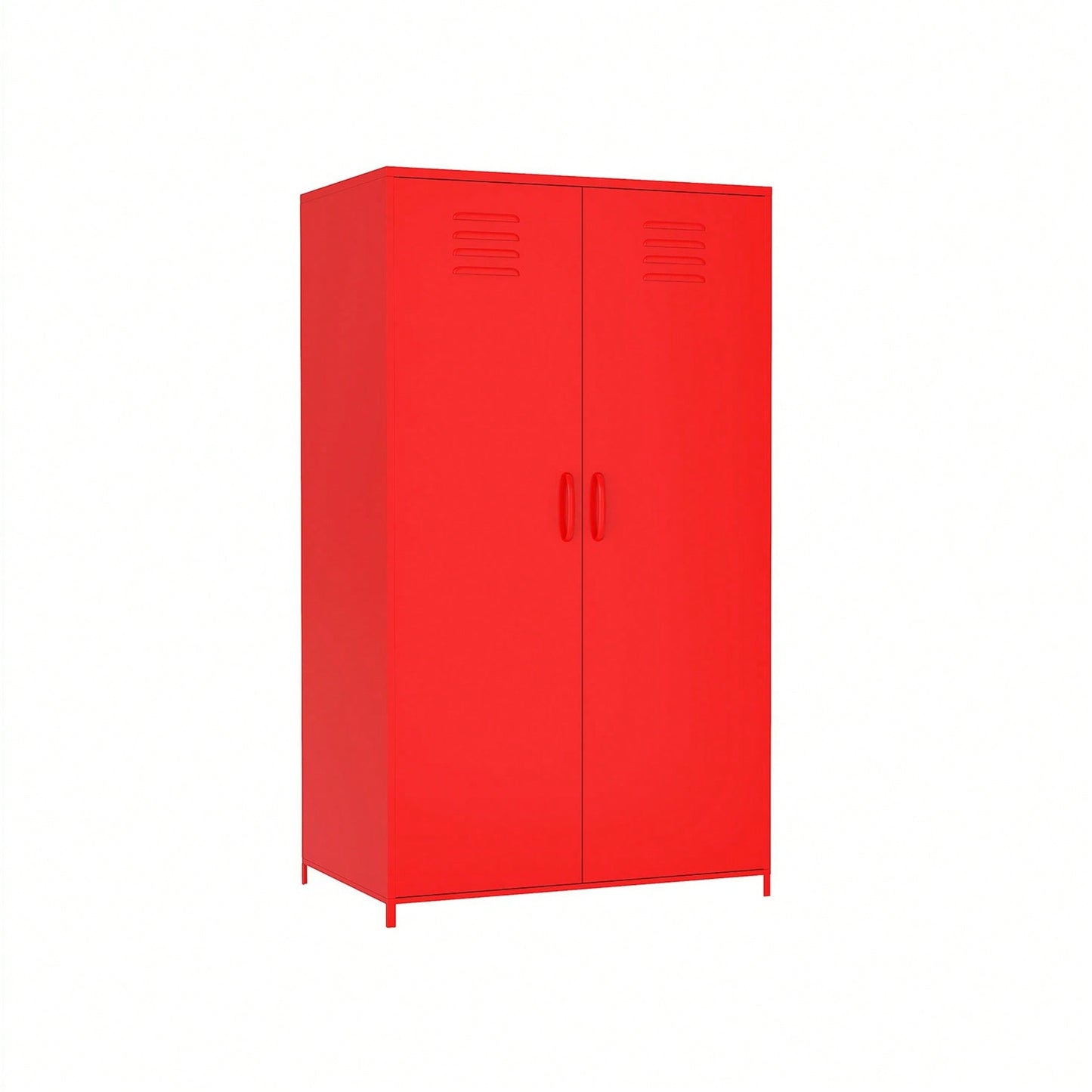 White Steel Storage Cabinet