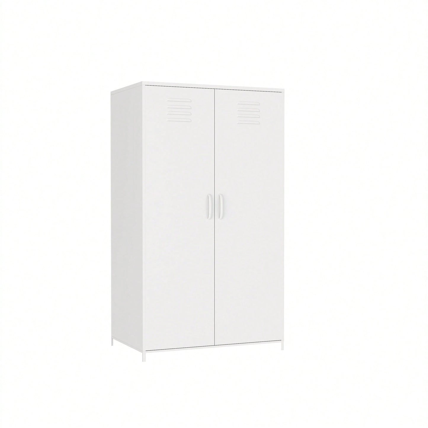 White Steel Storage Cabinet