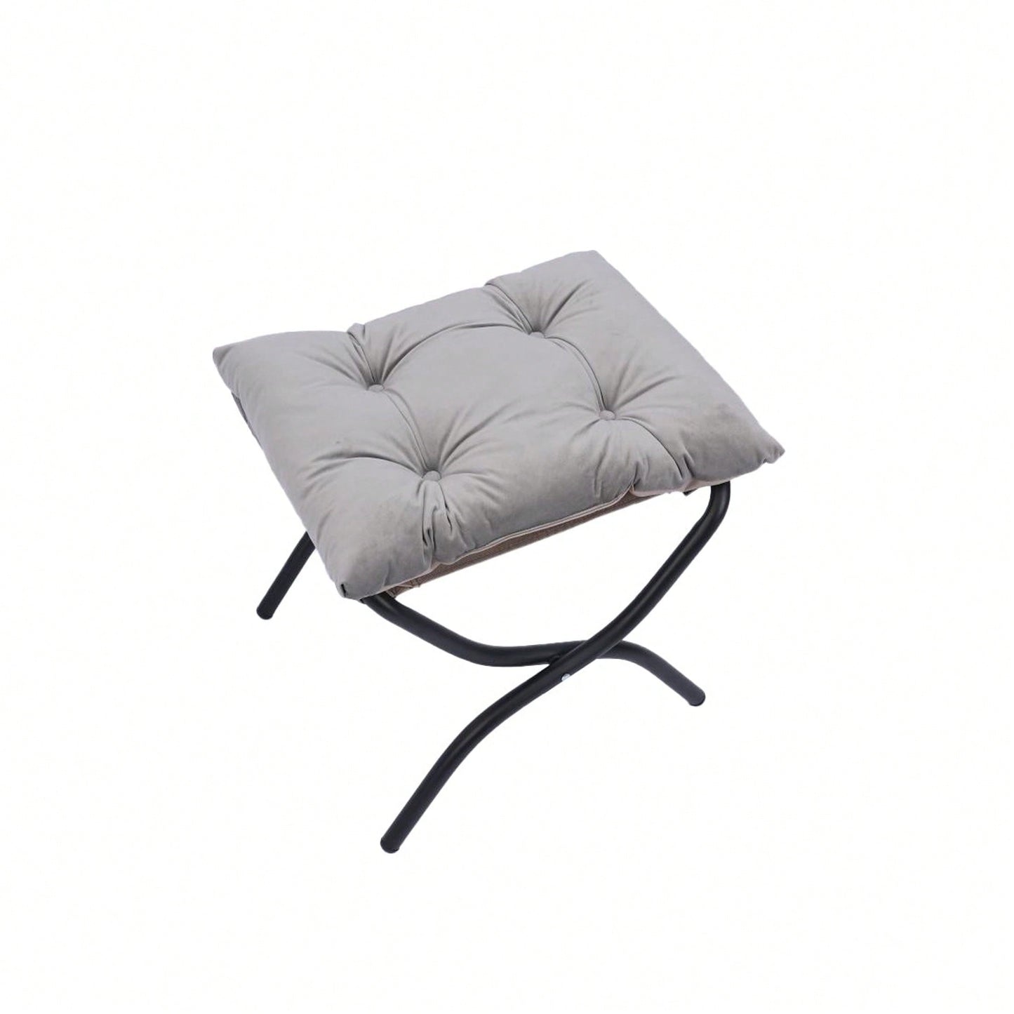 Modern Cotton Fabric Lazy Chair, Accent Contemporary Lounge Chair, Single Steel Frame Leisure Sofa Chair With Armrests And A Side Pocket