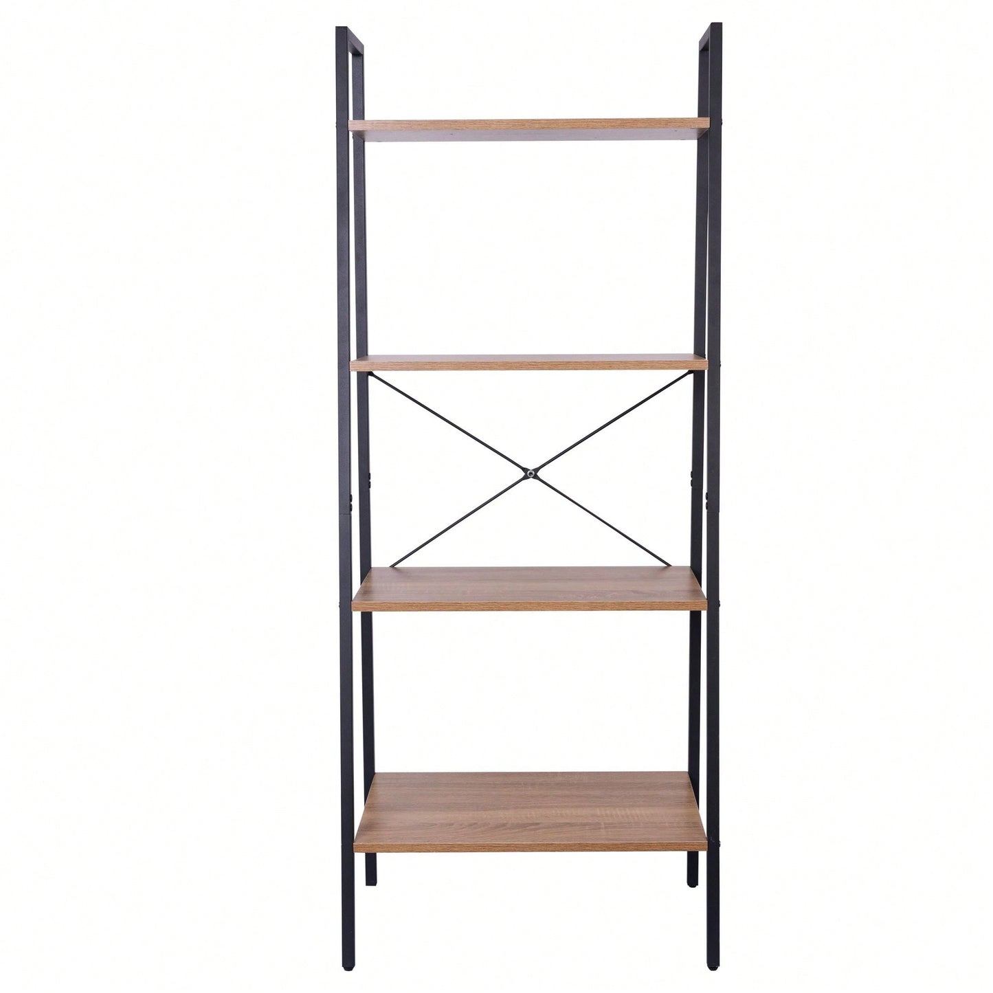 53 In H 4-Tier Freestanding Bookcase Storage Rack Plant Stand Ladder Shelves