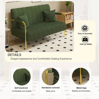 59inch Green Teddy Fleece Sofa