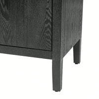 Storage Cabinet Sideboard Wooden Cabinet With 4 Metal Handles ,4 Shelves And 4 Doors For Hallway, Entryway, Living Room