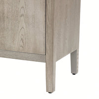 Storage Cabinet Sideboard Wooden Cabinet With 4 Metal Handles ,4 Shelves And 4 Doors For Hallway, Entryway, Living Room