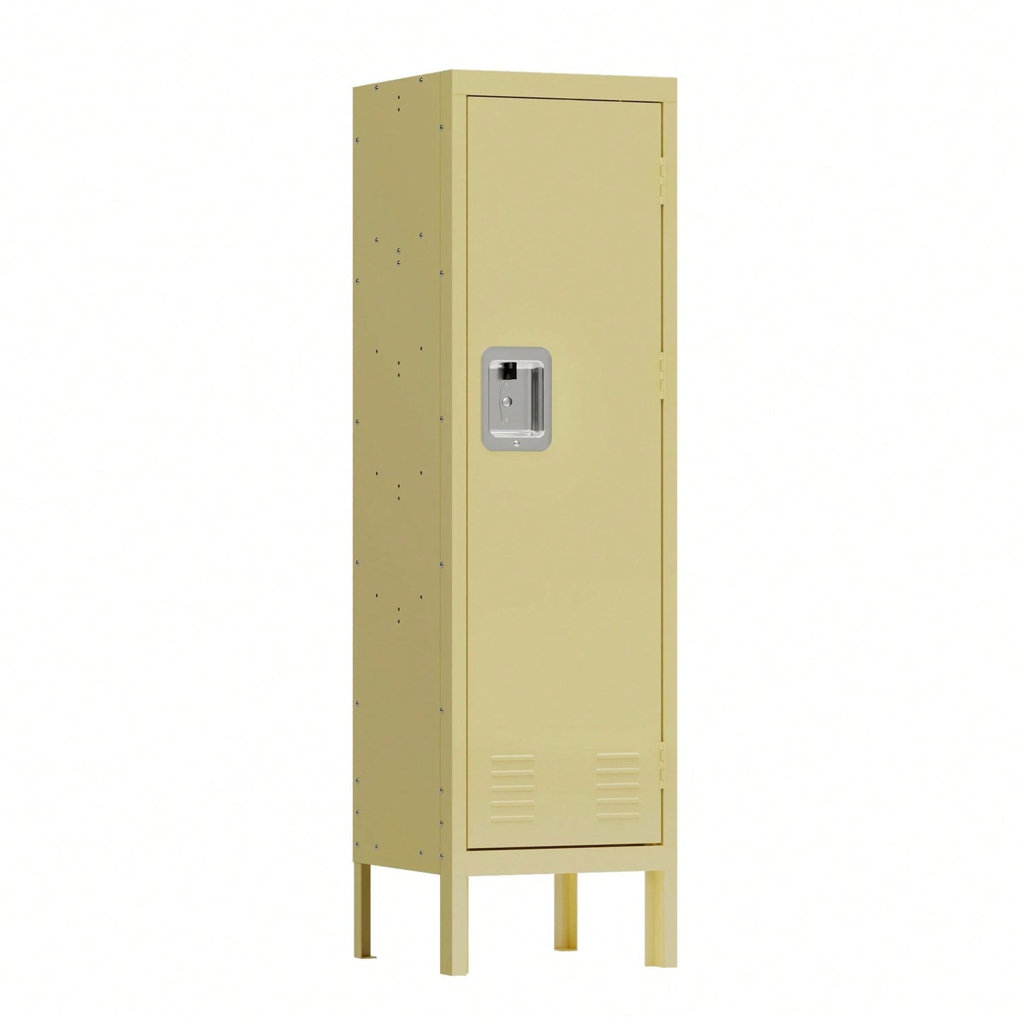 Metal Locker Storage Cabinet For School Office Gym Bedroom, Locker With 1 Lockable Doors, Industrial Steel Storage Lockers For Employees