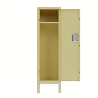 Metal Locker Storage Cabinet For School Office Gym Bedroom, Locker With 1 Lockable Doors, Industrial Steel Storage Lockers For Employees