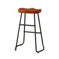 29.52" Stylish And Minimalist Bar Stools, Two-Piece Counter Height Bar Stools, For Kitchen Island, Coffee Shop, Bar, Home Balcony