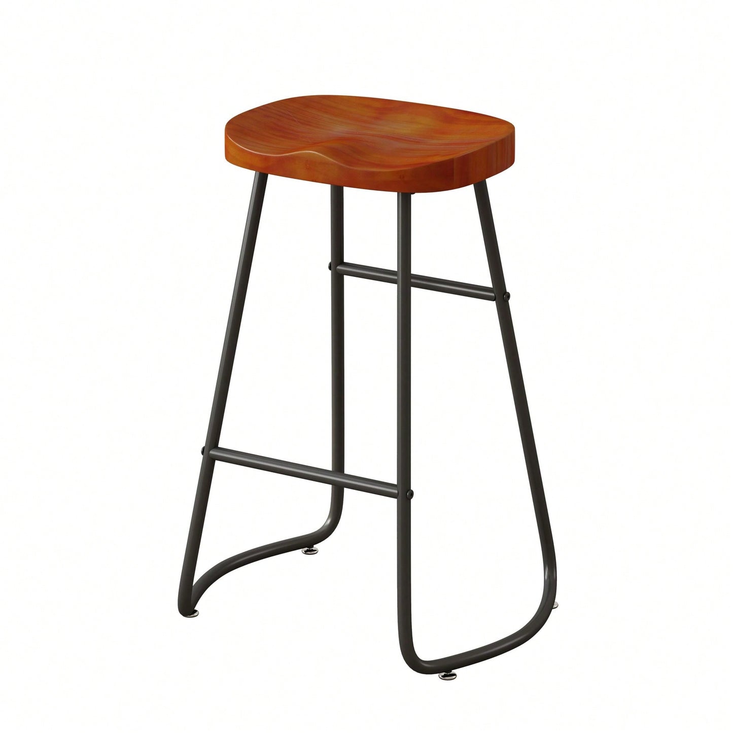 29.52" Stylish And Minimalist Bar Stools, Two-Piece Counter Height Bar Stools, For Kitchen Island, Coffee Shop, Bar, Home Balcony