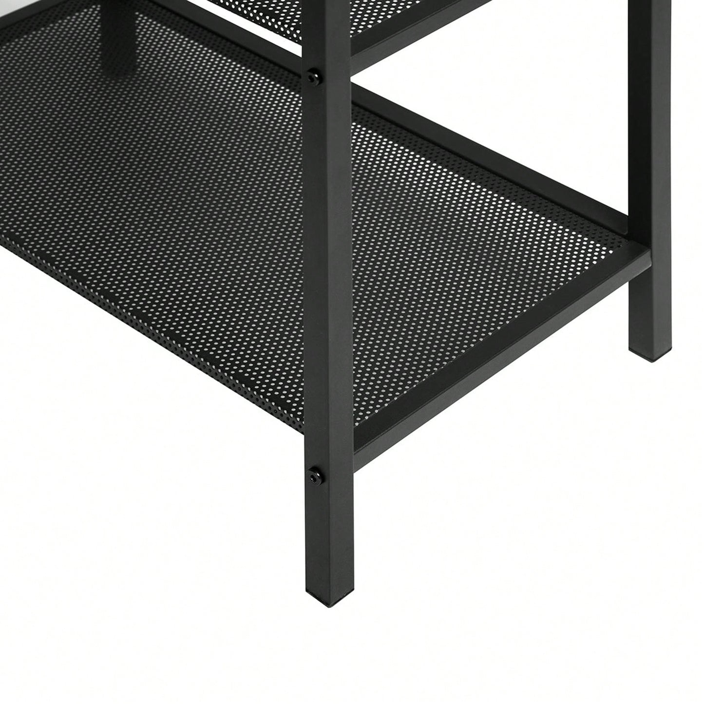 Writing Table With 2 Storage Shelves For Home Office Study Computer Desk, 43.3" W X 21.7" D X 29.5"H