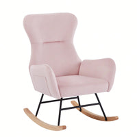 Velvet Rocking Chair