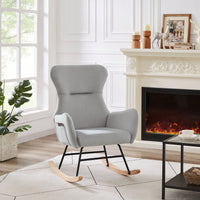 Velvet Rocking Chair