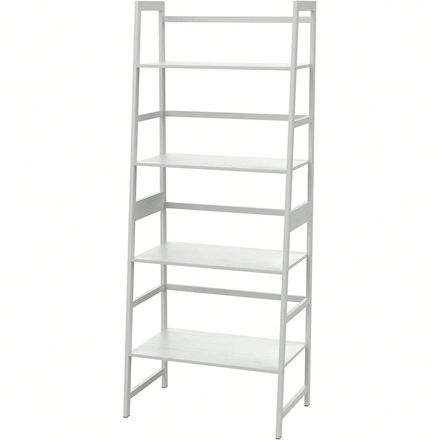 4 Tier Tall Bookcase, Modern Open Book Case For Bedroom, Living Room, Office