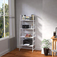 4 Tier Tall Bookcase, Modern Open Book Case For Bedroom, Living Room, Office